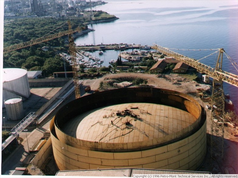 double wall tank with dome roof